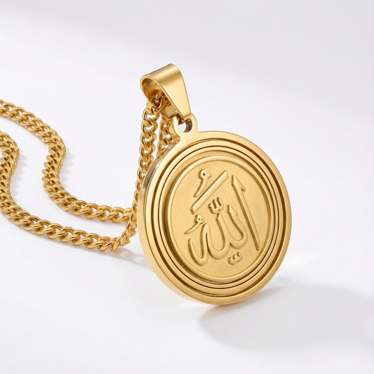 Premium Gold Allah Pendant