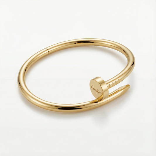 Luxury Nail Gold Bracelet